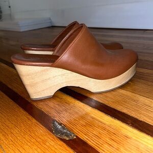 Everlane Clog in Cognac